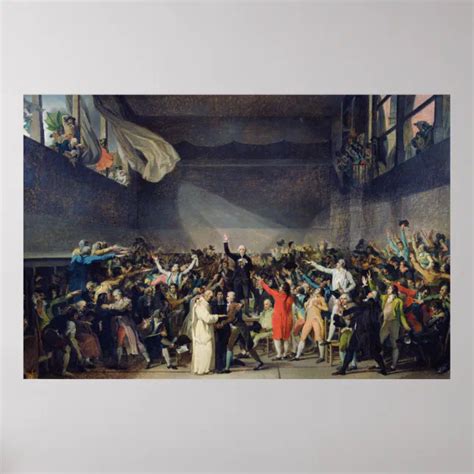 The Tennis Court Oath 20th June 1789 1791 Poster Zazzle