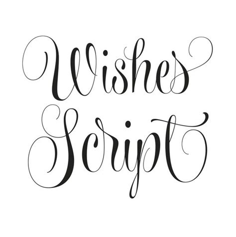 Wishes Script On Behance Script Pretty Fonts Lettering