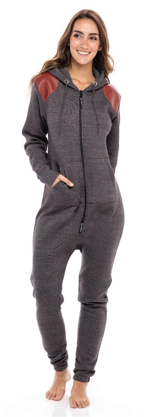 Women S Unisex Adult Onesie One Piece Non Footed Pajama Playsuit
