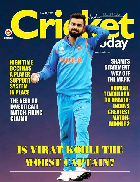 Cricket Today June 26 2020 Magazine Get Your Digital Subscription