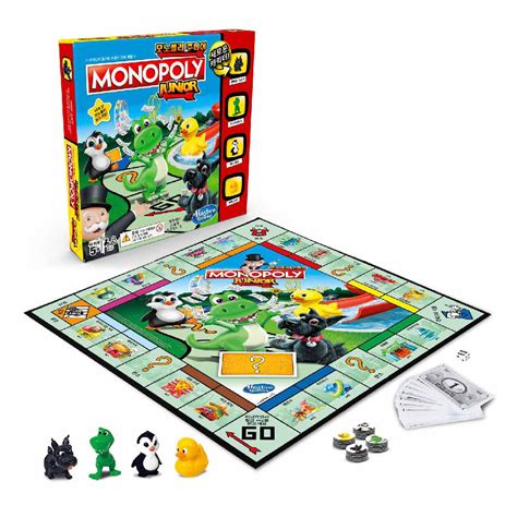 Hasbro games juego de mesa: Juego De Mesa Monopoly Junior Hasbro - Titan