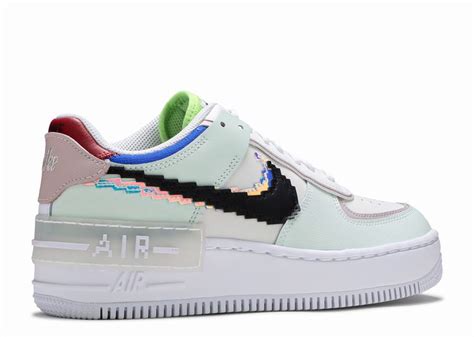 Wmns Air Force 1 Shadow SE Pixel Swoosh Barely Green Nike CV8480