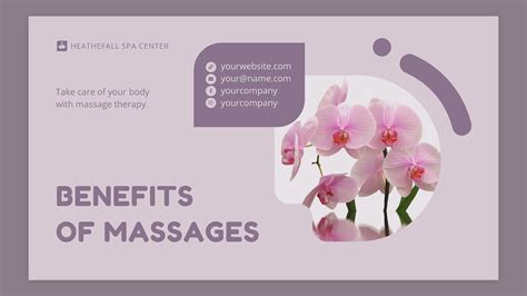 Massage Salon Powerpoint Presentation Template Youtube