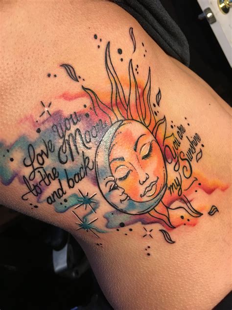 You Are My Sunshine Tattoo Design Ideas For Women