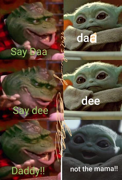 Are these baby yoda memes better than chickie tendies? Baby Yoda not the mama in 2020 | Funny disney memes, Funny ...