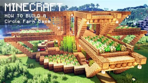 Minecraft How To Build A Circle Farm Base 12021201120119211911191181171