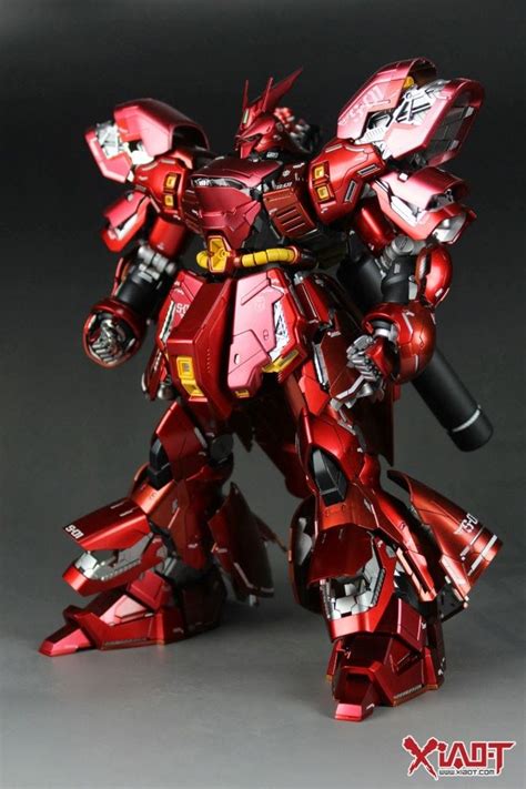 Gundam Guy Mg 1100 Sazabi Verka Metallic Color Painted Build
