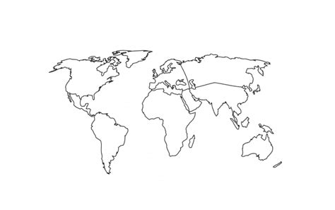 Mapa Mundo Para Colorear Imprimir E Dibujar Coloringonlycom