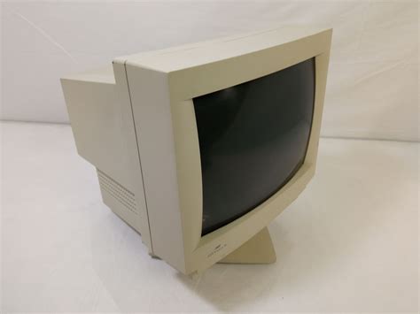 Ast Vision 4 N Vga 14 Crt Monitor 640x480 With Stand Retro Vintage