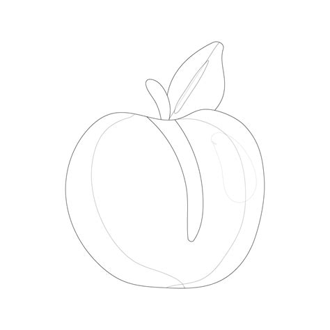 Dibujos de frutas en formato PNG para pintar o colorear