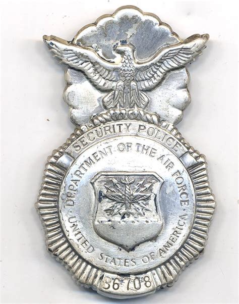 United States Air Force Security Police Badge Other Countries
