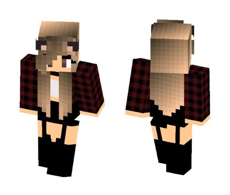 Get Really Cute Cat Girl Minecraft Skin For Free Superminecraftskins