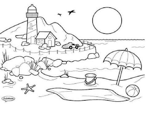 Paisajes Para Dibujar A Color Dificiles