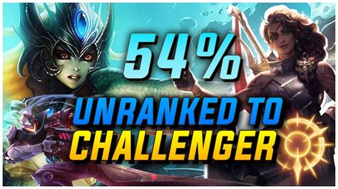 HOW TO LOSE CORRECTLY UNRANKED TO CHALLENGER 6 Unsung YouTube