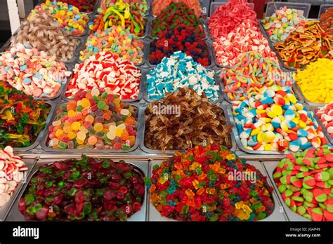 Sweet And Candy Stall Hi Res Stock Photography And Images Alamy