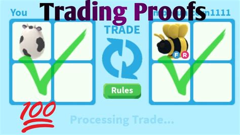 Trading Proofs Part 1roblox Adopt Meblue Squad Roblox Youtube