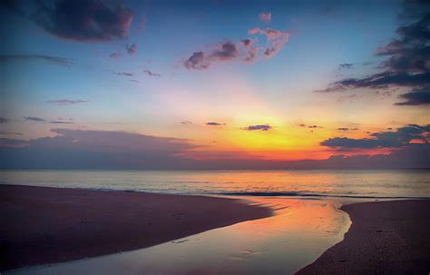 Ocean Sunrise Seascape Photograph By R Scott Duncan Pixels