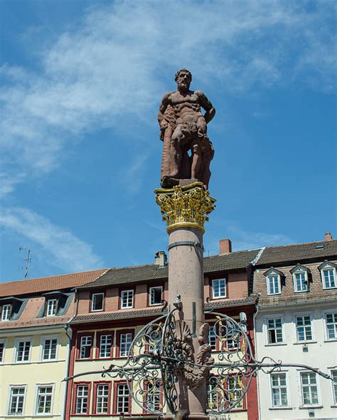 Hercules Statue Heidelburg Germany By Sheryl Long Flickr