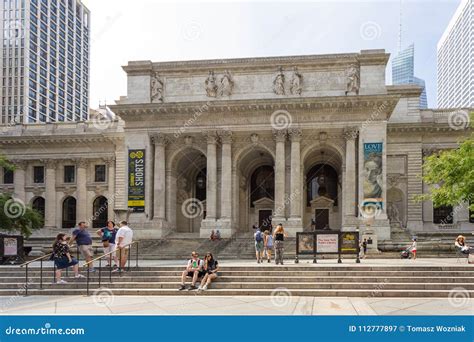 The New York Public Library Main Branch In Bryant Park Manhattan