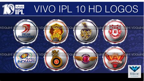 Vivo Ipl 10 Hd Logos