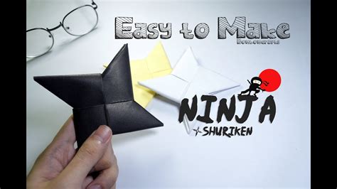 How To Make Easy Paper Weapon Ninja Shuriken Naruto Origami Crafts