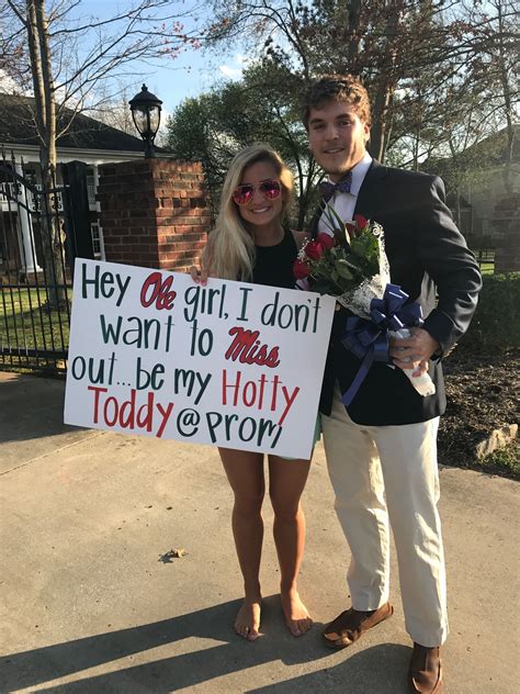 Cute Promposals Hotty Toddy I Got This Couple Goals Relationship
