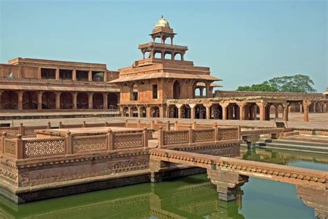 Fatehpur Sikri Stock Image Image Of Pond Building Mughal 12017857
