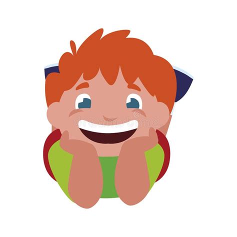 Happy Little Boy Character Stock Illustration Illustration Of Holiday