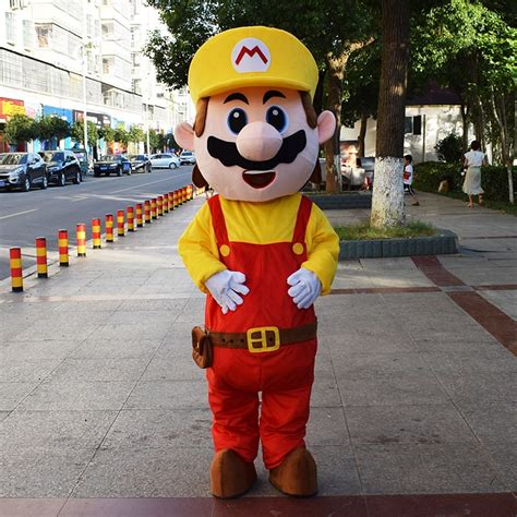 Super Mario Bros Cosplay Costumes Mascot In Mascot From Novelty