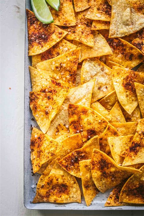 Homemade Baked Tortilla Chips In Minutes Healthy Delicious