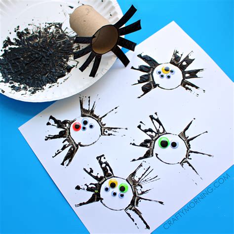 Two Toilet Paper Roll Spider Crafts For Kids Crafty Morning