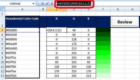 Yours Non Technically Convert Hexadecimal To Rgb Color Codes In Ms Excel SexiezPix Web Porn
