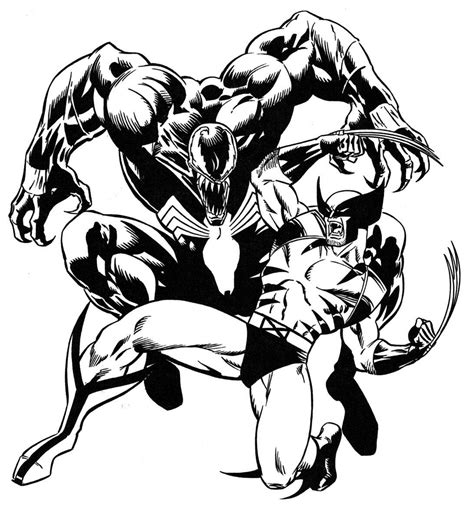 Coloring Pages Of Venom Agent - coloringpages2019