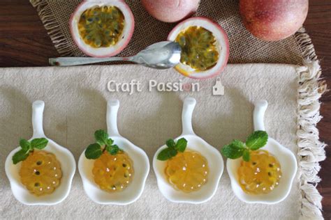 Passion Fruit Konnyaku Jelly Recipe Craft Passion