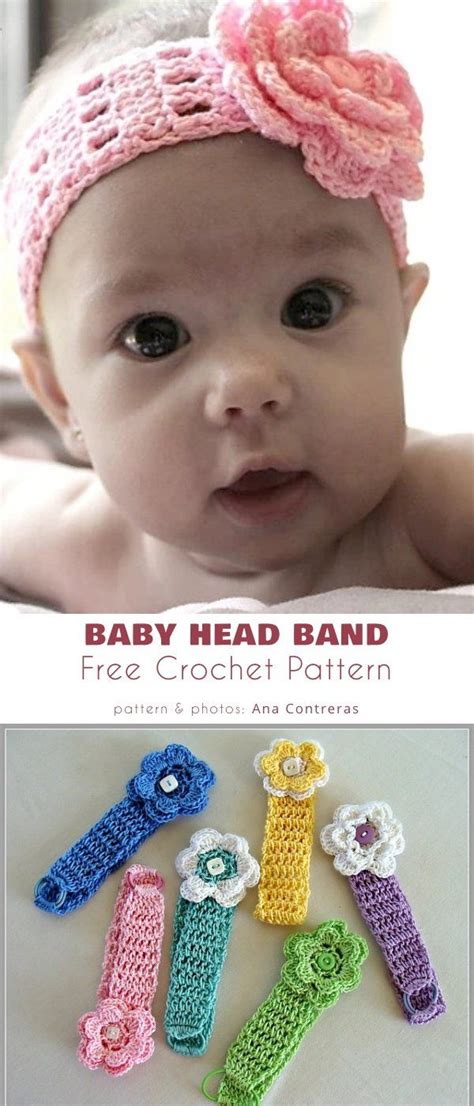 Baby Headband Free Crochet Patterns In 2021 Crochet Baby Headband