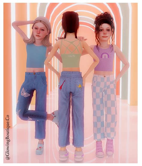 Lookbooks Reblogs And 💋sim Downloads Crop Top And Vintage Jeans For