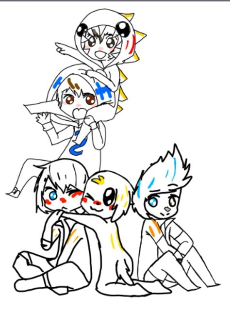 Mis dibujos y recolores :3 - Los compas