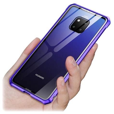 We may get a commission from qualifying sales. Huawei Mate 20 Pro Metallic Bumper w/ Tempered Glass Back ...