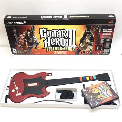 Guitar Hero Iii Legends Of Rock Ps2 Playstation 2 Slus 21672bt Milton