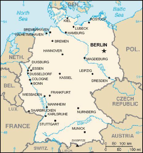 Cartes, études, livres, documents en ligne sur l'histoire, le patrimoine, les traditions de l'allemagne. Carte Geographique Allemagne | Carte 2018 | Carte ...