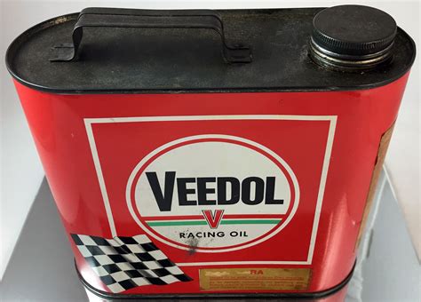 Veedol European Racing Oil Back Of Can Oils Vintage Oil Cans