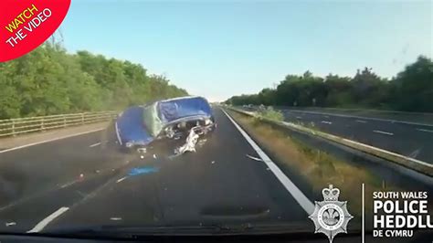 Car Flips Over Three Lanes In Horror Dash Cam Footage After Road Rage Incident Mirror Online