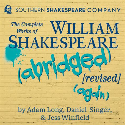 Dinner Theatre The Complete Works Of William Shakespeare Abridged