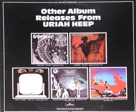 Uriah Heep Live 1973 Heep Uriah Album Releases