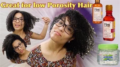 Low Porosity Hair Routine Maui Moisture Loc Method Youtube