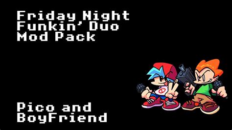 Friday Night Funkin Duo Pack Mod Youtube