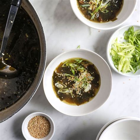 Seaweed Soup Recipe Sohui Kim Food And Wine