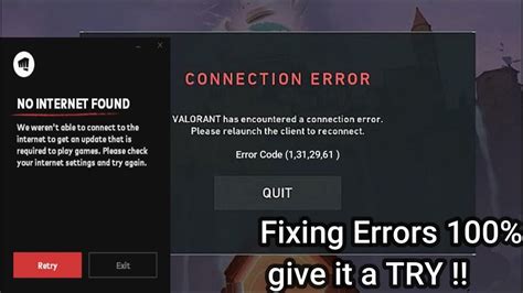 How To Fix Valorant Errors Codes And Connection Issues Part Errors Like