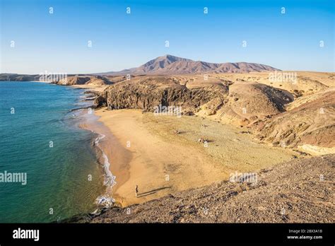 Spain Canary Islands Lanzarote Island Monumento Natural De Los