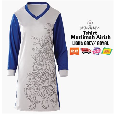 Tshirt Muslimah Airish Sublimation Printed Material Performance
